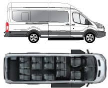 Ford Transit Full Size Van With Upfit 